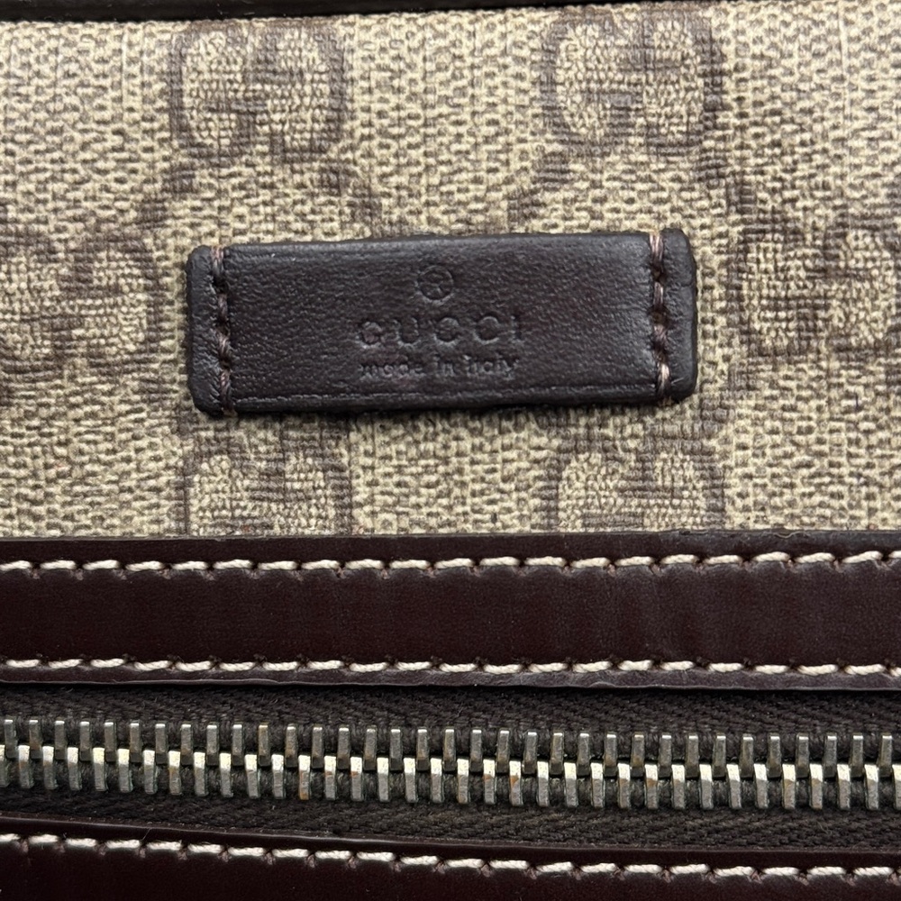 Gucci Front Zip Brown Crossbody Bag - Picture 8 of 13